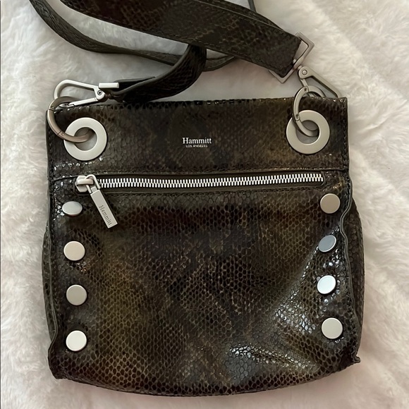 Hammitt Tony Snakeskin Crossbody Bag